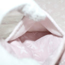 LOUIS VUITTON Monogram Denim Capri Pants 38 Pink LV Auth am4578M-8