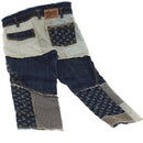 LOUIS VUITTON Monogram Denim Capri Pants 38 Navy LV Auth am4579M-3