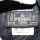 FENDI Zucca Canvas Jacket Black Brown Auth am4620M-12