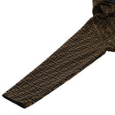 FENDI Zucca Canvas Jacket Black Brown Auth am4620M-4