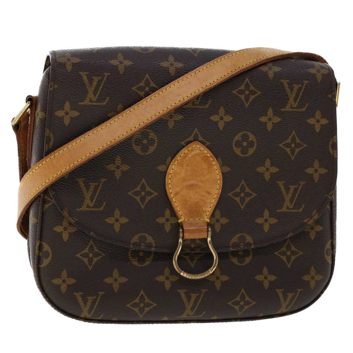 LOUIS VUITTON Monogram Saint Cloud GM Shoulder Bag M51242 LV Auth am4645