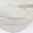 Salvatore Ferragamo Gancini Shoulder Bag Leather White AU-21/4407 Auth am4652-15