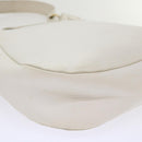 Salvatore Ferragamo Gancini Shoulder Bag Leather White AU-21/4407 Auth am4652-16