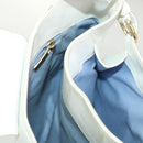 Salvatore Ferragamo Gancini Shoulder Bag Leather White AU-21/4407 Auth am4652-19