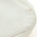Salvatore Ferragamo Gancini Schoudertas Leer Wit AU-21/4407 Auth am4652-22