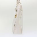 Salvatore Ferragamo Gancini Shoulder Bag Leather White AU-21/4407 Auth am4652-3