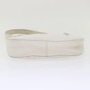 Salvatore Ferragamo Gancini Shoulder Bag Leather White AU-21/4407 Auth am4652-5