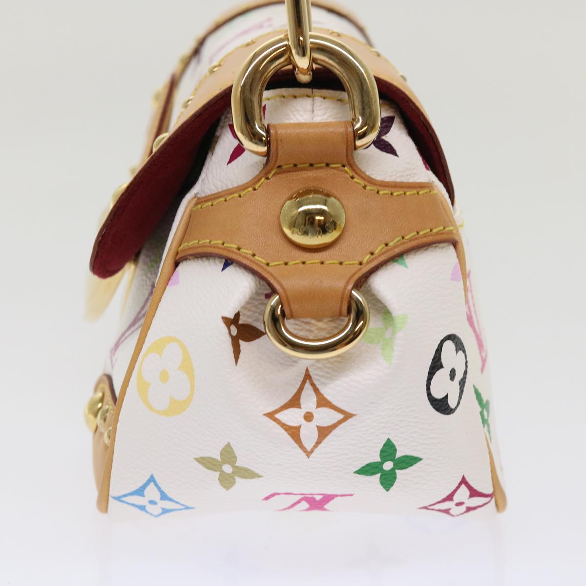 LOUIS VUITTON Monogram Multicolor Marilyn Shoulder Bag White M40127 Auth am4684A