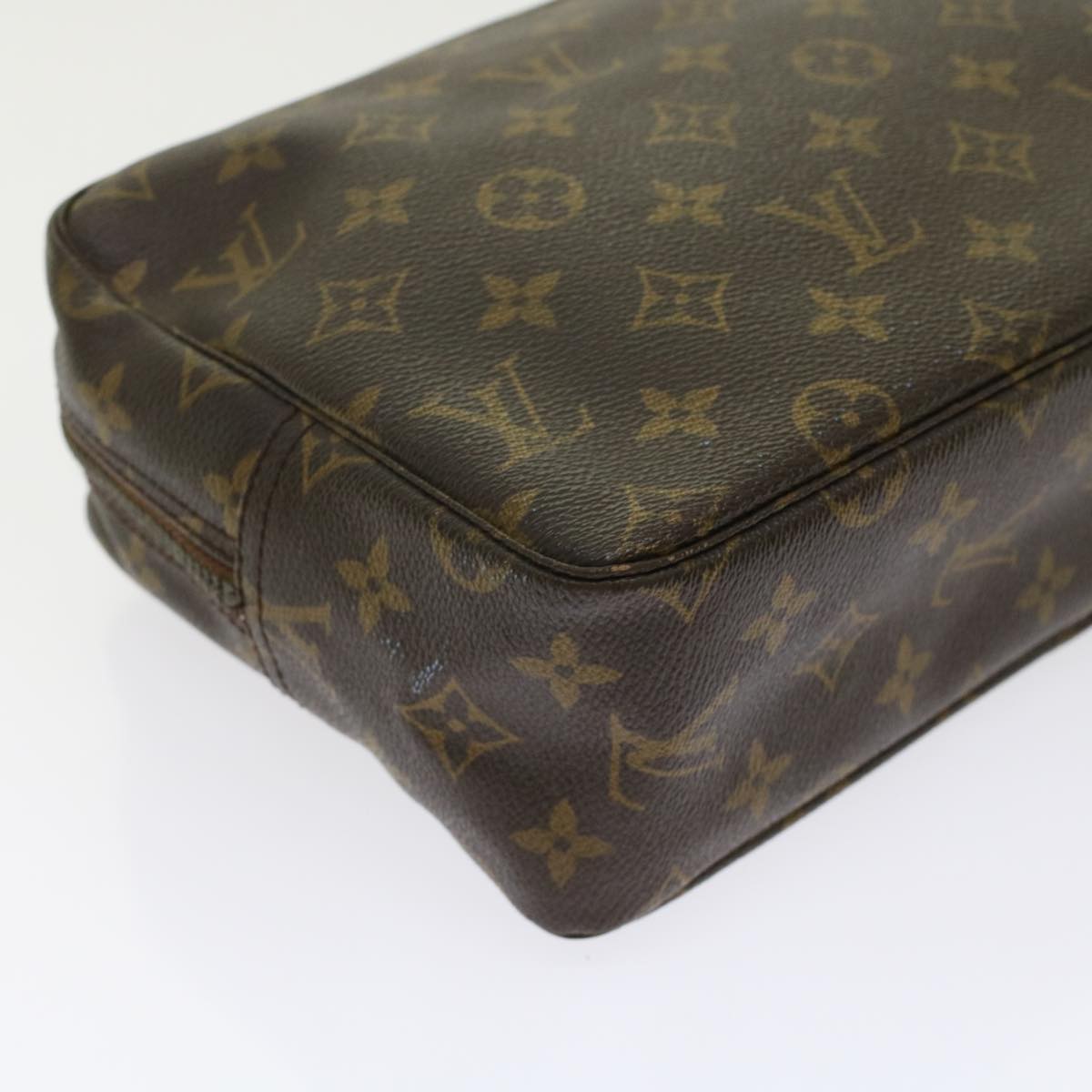 LOUIS VUITTON Monogram Trousse Toilette 28 Clutch Bag M47522 LV Auth am4737