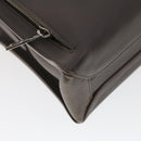 LOUIS VUITTON Naxos Shoulder Bag Leather Gray LV Auth am4782-15