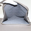LOUIS VUITTON Naxos Shoulder Bag Leather Gray LV Auth am4782-10