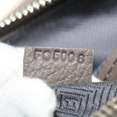 LOUIS VUITTON Naxos Shoulder Bag Leather Gray LV Auth am4782-12