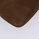 GUCCI Jackie Sherry Line Shoulder Bag Leather Brown Yellow 0014057 Auth am4796-11