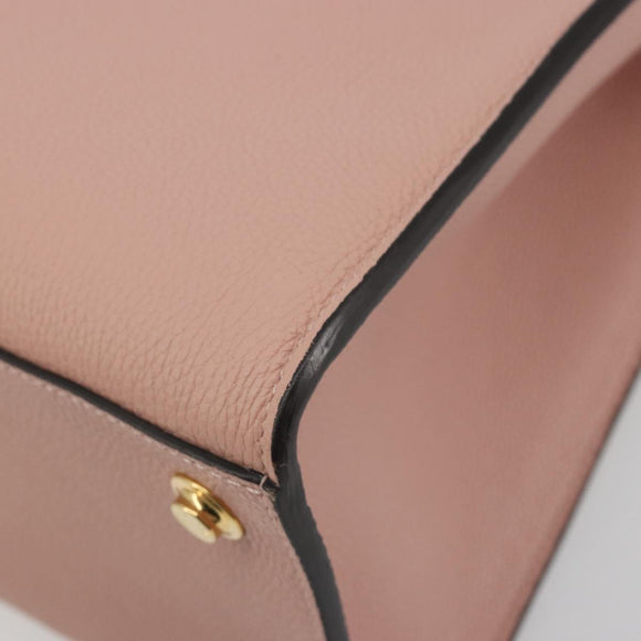 LOUIS VUITTON City Steamer MM Hand Bag Leather 2way Pink M53019 LV Auth am479b