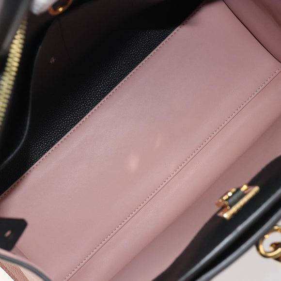 LOUIS VUITTON City Steamer MM Hand Bag Leather 2way Pink M53019 LV Auth am479b