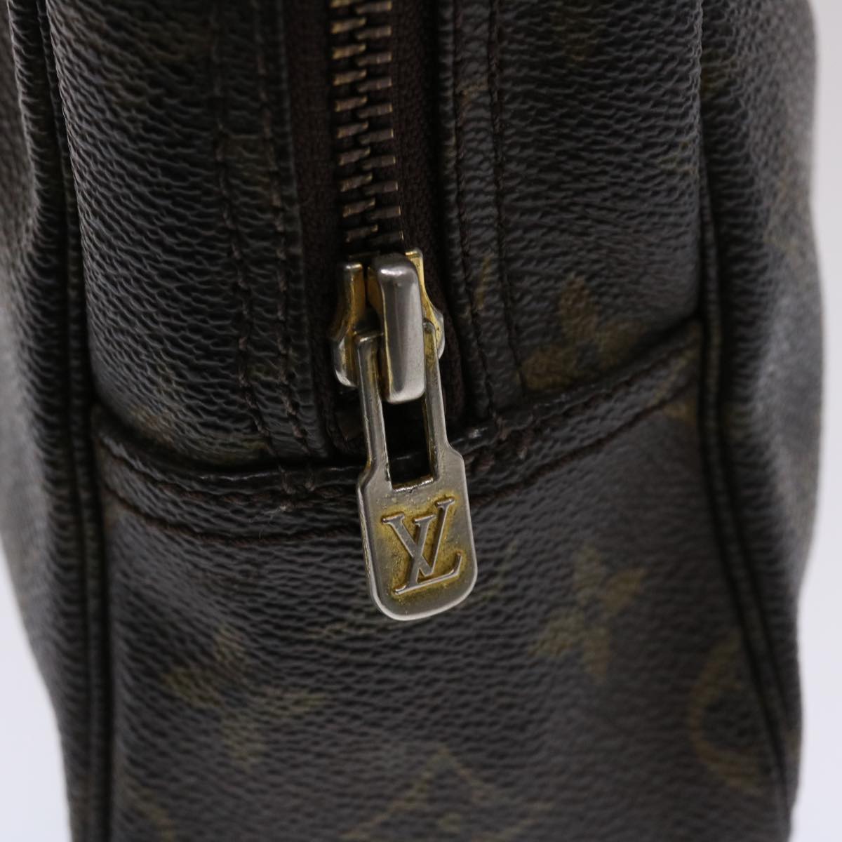 LOUIS VUITTON Monogram Trousse Toilette 28 Clutch Bag M47522 LV Auth am4802