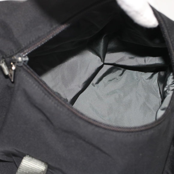 PRADA PRADA Sports Hand Bag Nylon Black Auth am4807