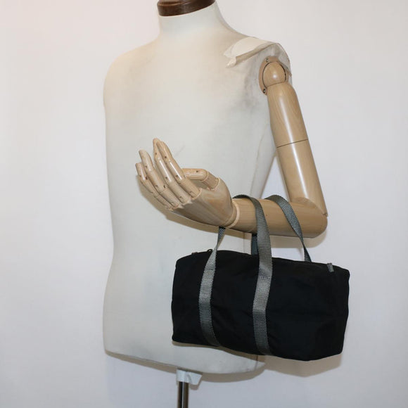 PRADA PRADA Sports Hand Bag Nylon Black Auth am4807