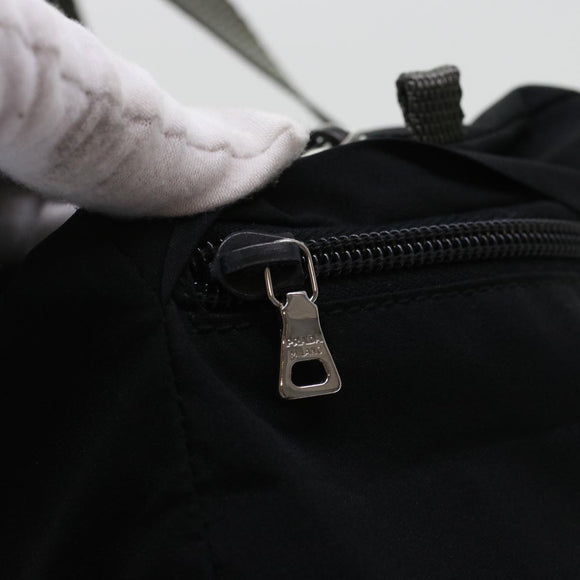 PRADA PRADA Sports Hand Bag Nylon Black Auth am4807