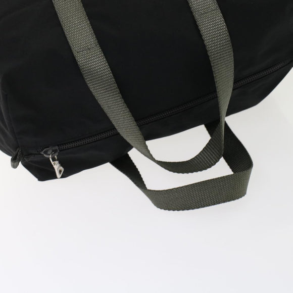 PRADA PRADA Sports Hand Bag Nylon Black Auth am4807