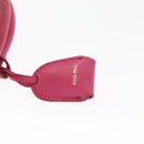 Miu Miu Hand Bag Leather Pink Gold Auth am4820-15