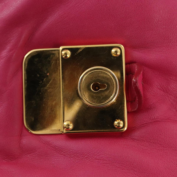 Miu Miu Handtas Leer Roze Goud Origineel am4820