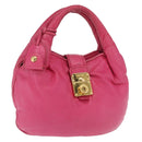 Miu Miu Handtas Leer Roze Goud Origineel am4820-1