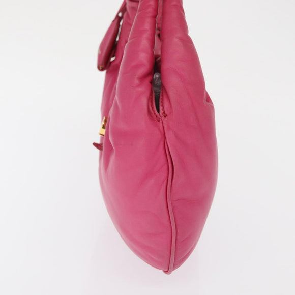 Miu Miu Handtas Leer Roze Goud Origineel am4820