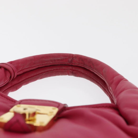 Miu Miu Handtas Leer Roze Goud Origineel am4820