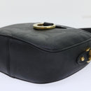Christian Dior Trotter Canvas Shoulder Bag Black Auth am4872-8