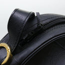 Christian Dior Trotter Canvas Shoulder Bag Black Auth am4872-10