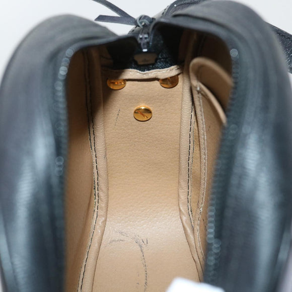 Christian Dior Trotter Canvas Shoulder Bag Black Auth am4872