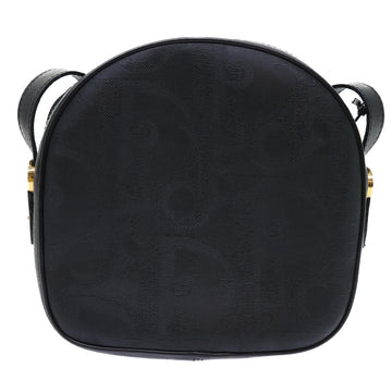 Christian Dior Trotter Canvas Shoulder Bag Black Auth am4872 - 0