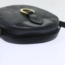 Christian Dior Trotter Canvas Shoulder Bag Black Auth am4872-6