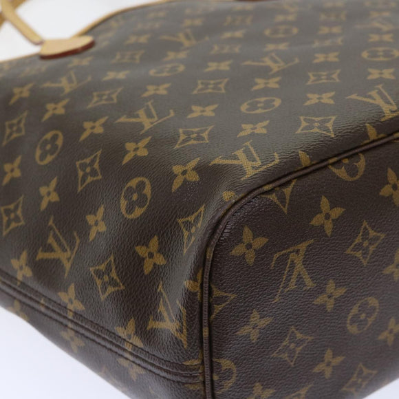 LOUIS VUITTON Monogram V line Neverfull MM Tote Bag Roze M41602 LV Auth am4905