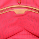 LOUIS VUITTON Monogram V line Neverfull MM Tote Bag Pink M41602 LV Auth am4905-11
