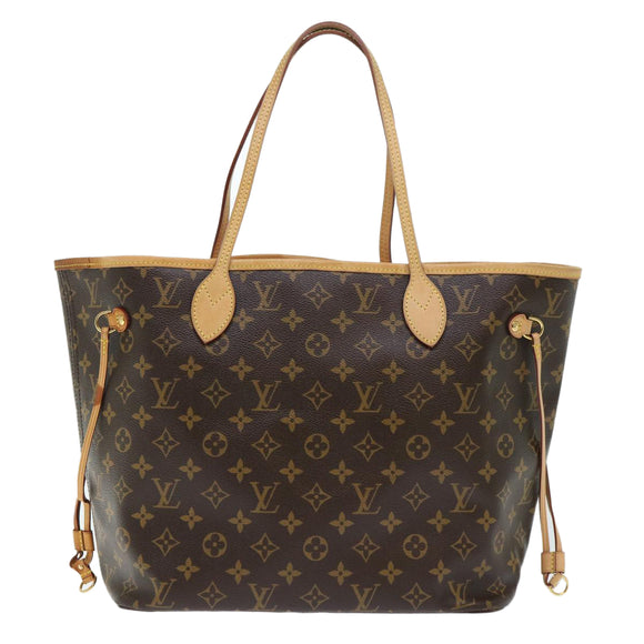 LOUIS VUITTON Monogram V line Neverfull MM Tote Bag Roze M41602 LV Auth am4905