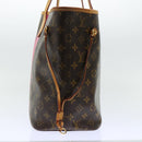 LOUIS VUITTON Monogram V line Neverfull MM Tote Bag Pink M41602 LV Auth am4905-3