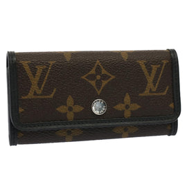 LOUIS VUITTON Monogram Macassar Multicles 6 Key Case M60165 LV Auth am4917V