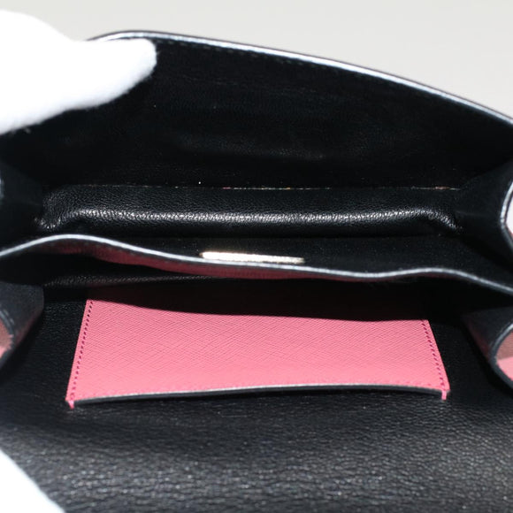 PRADA Mini Handtas Safiano leer 2-weg Roze Auth am4942V