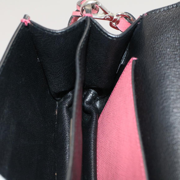 PRADA Mini Handtas Safiano leer 2-weg Roze Auth am4942V