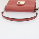 PRADA Mini Handtas Safiano leer 2-weg Roze Auth am4942V-7