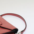 PRADA Mini Hand Bag Safiano leather 2way Pink Auth am4942V-14