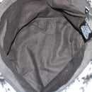 CHANEL COCO Mark Hat Wool S White Black CC Auth am4943-9