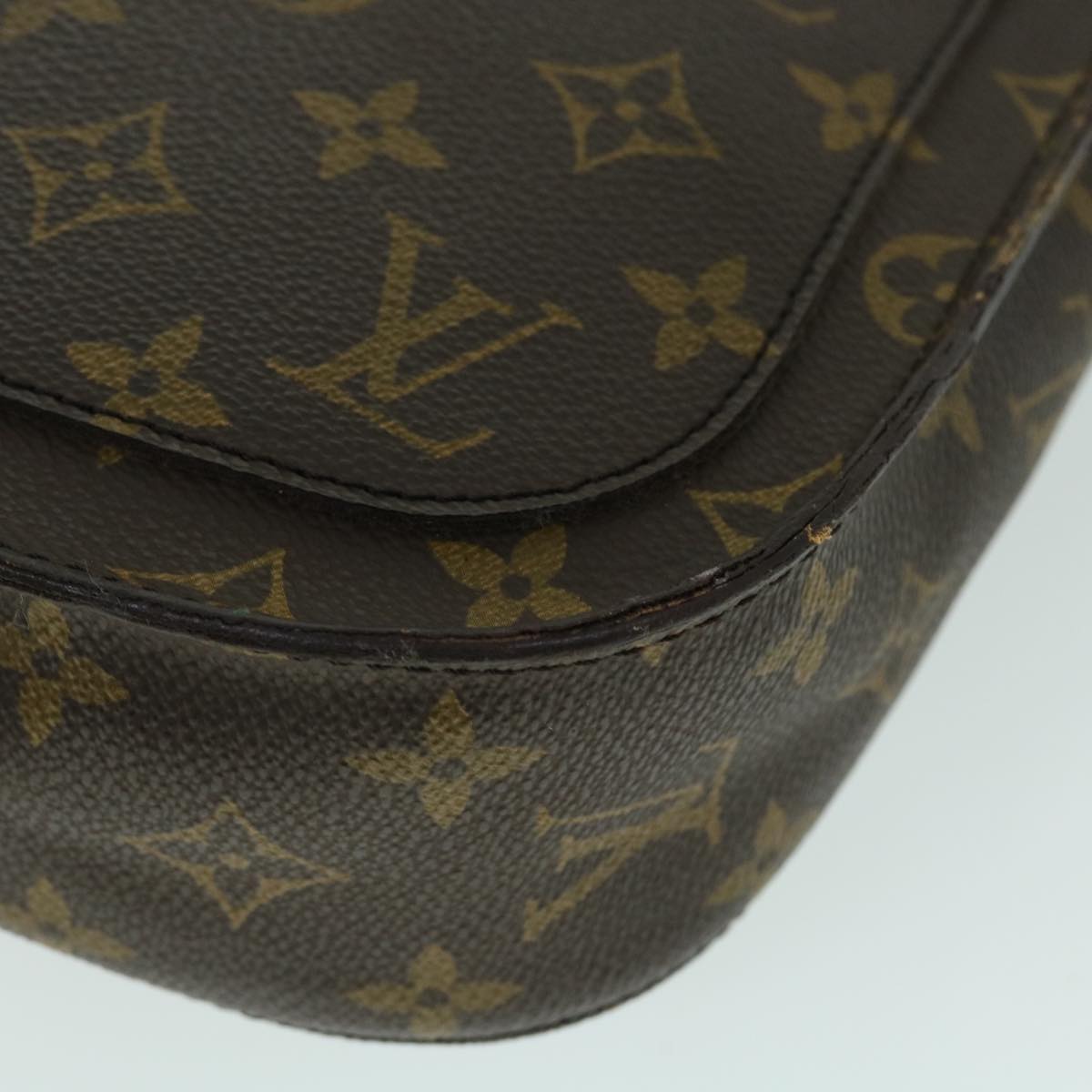 LOUIS VUITTON Monogram Saint Cloud GM Shoulder Bag M51242 LV Auth am4981