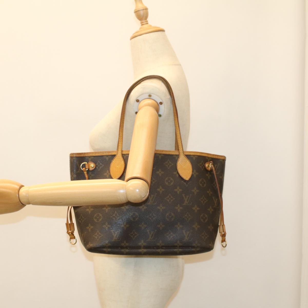 LOUIS VUITTON Monogram Neverfull PM Tote Bag M40155 LV Auth am5040