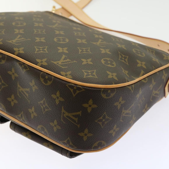 LOUIS VUITTON Monogram Hudson GM Shoulder Bag M40045 LV Auth am5045SAV