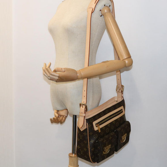 LOUIS VUITTON Monogram Hudson GM Shoulder Bag M40045 LV Auth am5045SAV
