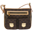 LOUIS VUITTON Monogram Hudson GM Shoulder Bag M40045 LV Auth am5045SAV-13