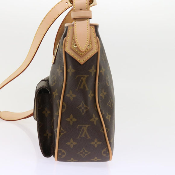 LOUIS VUITTON Monogram Hudson GM Shoulder Bag M40045 LV Auth am5045SAV